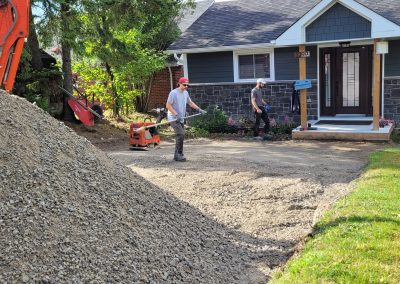 Landscaping and Interlock renovations by iDesign Contracting.