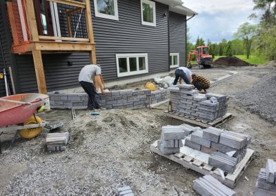 Landscaping and Interlock renovations by iDesign Contracting.