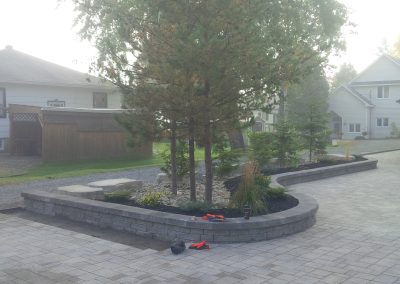 Landscaping and Interlock renovations by iDesign Contracting.