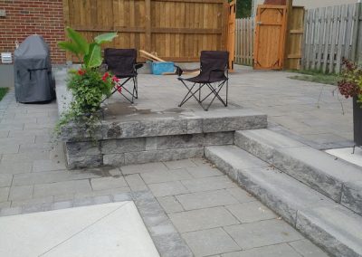 Landscaping and Interlock renovations by iDesign Contracting.