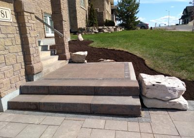 Landscaping and Interlock renovations by iDesign Contracting.