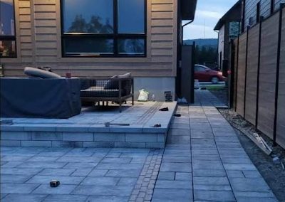 Landscaping and Interlock renovations by iDesign Contracting.